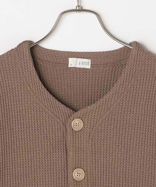 b・ROOM（ビールーム）の「ビッグシルエットワッフルカーディガン（カーディガン/ボレロ・キッズ・アイボリー/モカ/ネイビー・110cm/130cm/100cm/120cm/90cm）」の15枚目の写真