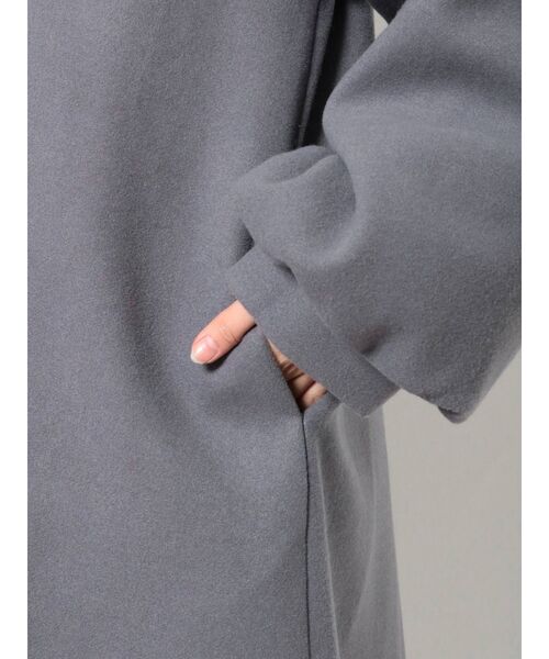 merry jenny（メリージェニー）の「ギャザースリーブAラインコート（ステンカラーコート・レディース・ブラック/グリーン/ブルー・FREE）」の15枚目の写真