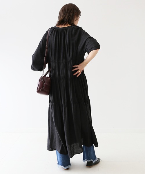 SLOBE IENA（スローブイエナ）の「ティアードワンピース【手洗い