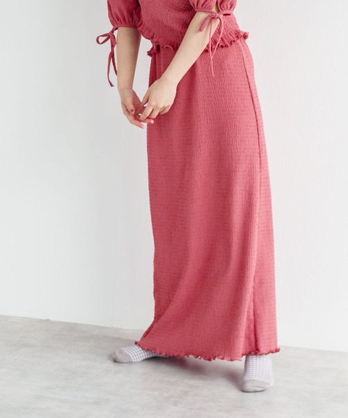 w closet（ダブルクローゼット）の「ポコポコカットソーカップ付きタンクワンピース（ワンピース・レディース・ブラック/パープル/ピンク・FREE）」の8枚目の写真