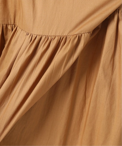 JOURNAL STANDARD relume(ジャーナルスタンダード レリューム)の「コーティングタイプライターティアードスカート◆(スカート・レディース・ブラック/キャメル・FREE)」の6枚目の写真