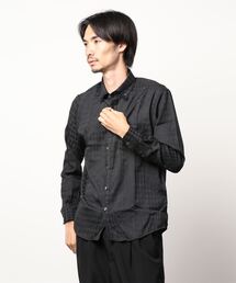 semantic design | セマンティックデザイン/semantic design アーガイルドビー 2枚衿ボタンダウン長袖シャツ(シャツ/ブラウス)