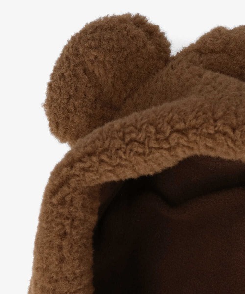 OVERRIDE（オーバーライド）の「GRIN BUDDY Fuwa Kuma Puton（ハット・キッズ・ブラウン/ライトベージュ・50cm）」の6枚目の写真