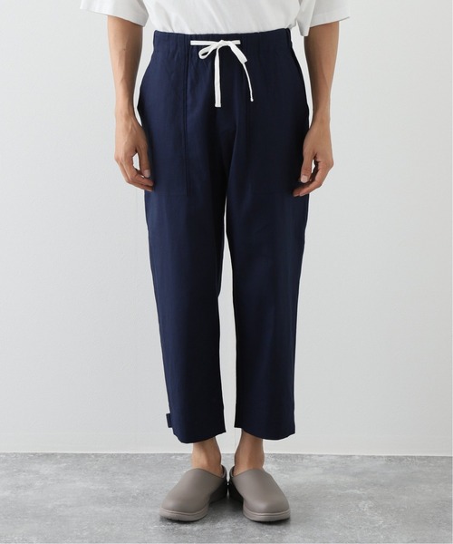 JOURNAL STANDARD relume(ジャーナルスタンダード レリューム)の「【HOUSE HOLD / ハウスホールド】FLANDERS LINEN ベイカーパンツ(その他パンツ・メンズ・ブラックミックス/オリーブ/ネイビー・2/3/4)」の8枚目の写真