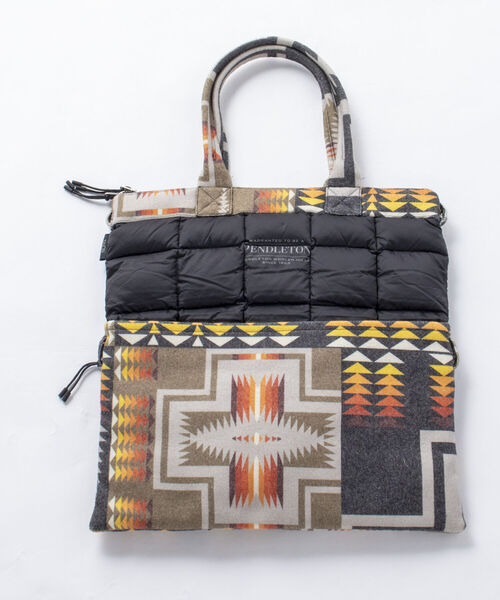 PENDLETON(ペンドルトン)の「【TAION】×【PENDLETON】コンビネーション3WAY #PDT-TON-213002(トートバッグ・メンズ・ホワイト系その他4/ブラック系その他3/ベージュ系その他3/グリーン系その他3/ブルー系その他7/レッド系その他3・FREE)」の2枚目の写真