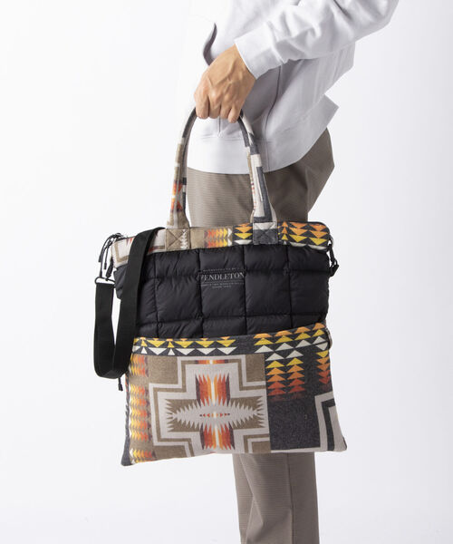 PENDLETON(ペンドルトン)の「【TAION】×【PENDLETON】コンビネーション3WAY #PDT-TON-213002(トートバッグ・メンズ・ホワイト系その他4/ブラック系その他3/ベージュ系その他3/グリーン系その他3/ブルー系その他7/レッド系その他3・FREE)」の7枚目の写真