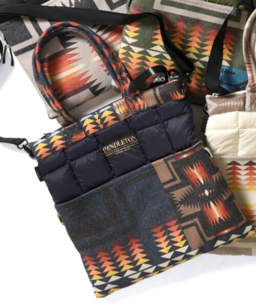 PENDLETON(ペンドルトン)の「【TAION】×【PENDLETON】コンビネーション3WAY #PDT-TON-213002(トートバッグ・メンズ・ホワイト系その他4/ブラック系その他3/ベージュ系その他3/グリーン系その他3/ブルー系その他7/レッド系その他3・FREE)」の11枚目の写真