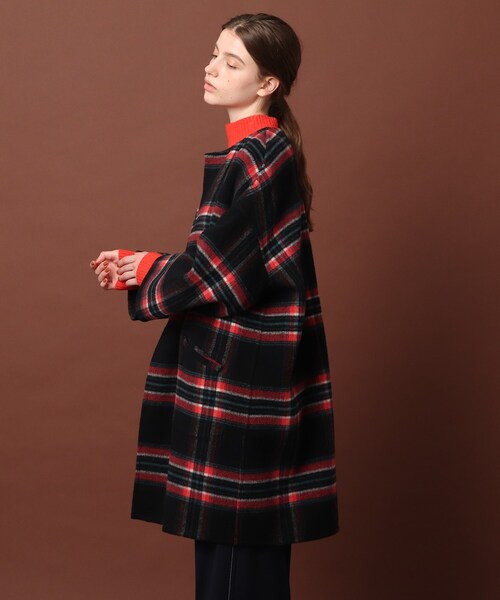 DRESSTERIOR ドレステリア ウールチェックリバーシブルコート