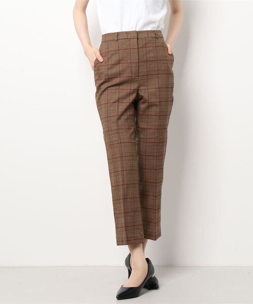 SISLEY(シスレー)の「ストレッチチェックシガレットパンツ(その他パンツ・レディース・ブラウン系その他・44/42/40/38)」の10枚目の写真