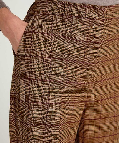 SISLEY(シスレー)の「ストレッチチェックシガレットパンツ(その他パンツ・レディース・ブラウン系その他・44/42/40/38)」の8枚目の写真