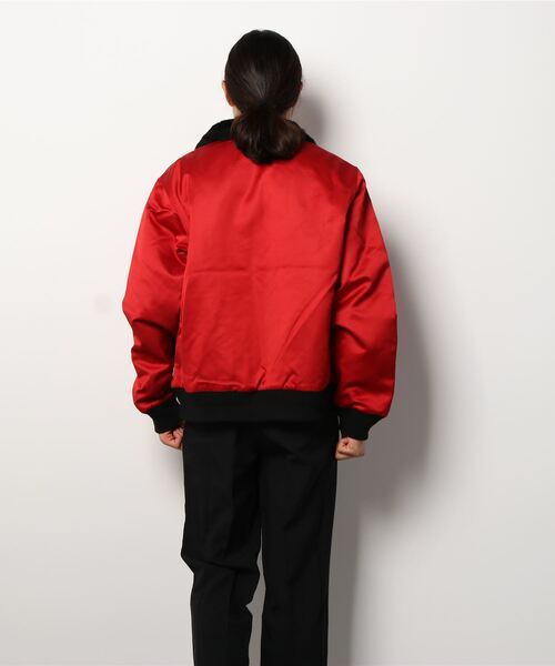 Levi's(リーバイス)の「LEVI'S(R) VINTAGE CLOTHING CLIMATE SEAL ジャケット SCRIPT RED(ブルゾン・メンズ・レッド・L/M/S/XL)」の4枚目の写真