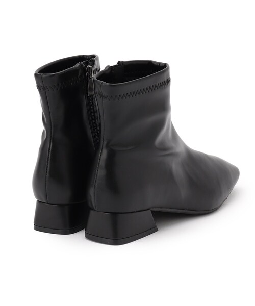 DRESKIP（ドレスキップ）の「◆フレアヒールストレッチブーツ（ブーツ・レディース・ブラック/アイボリー・45/25/35）」の7枚目の写真