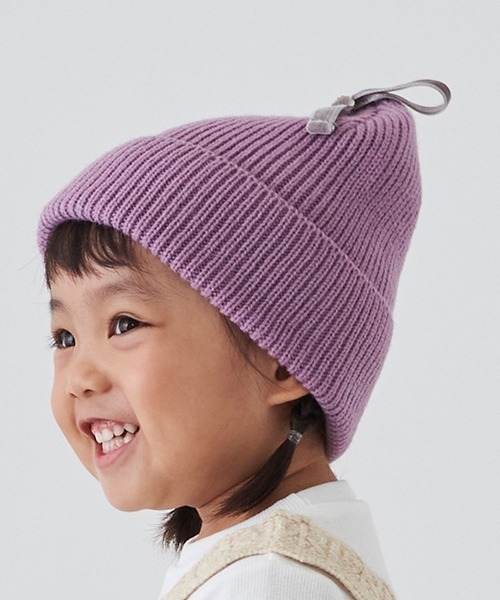 【新品】タオコムデギャルソン　ニット帽　ピンク　パープル セール】トップリボンニット帽（キャップ）｜petit main（プティマイン