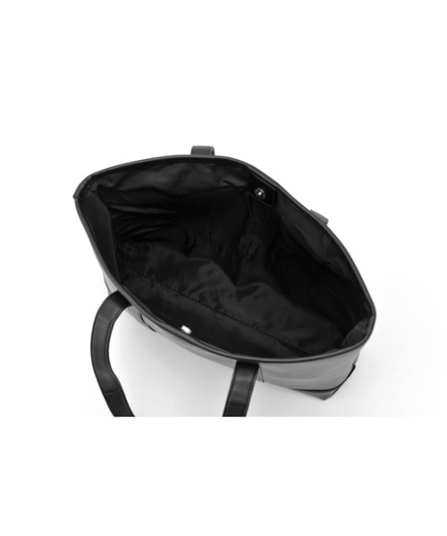 DEVICE+（デバイスプラス）の「DEVICE＋  フェイクレザー シンプル シックデザイン ビッグ トートバッグ（トートバッグ・メンズ・ブラック・FREE）」の20枚目の写真