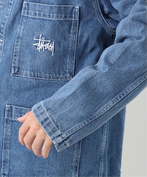 STUSSY(ステューシー)の「【STUSSY / ステューシー】Denim Chore Jacket(デニムジャケット・メンズ・ブルー・LARGE/X-LARGE/MEDIUM)」の2枚目の写真