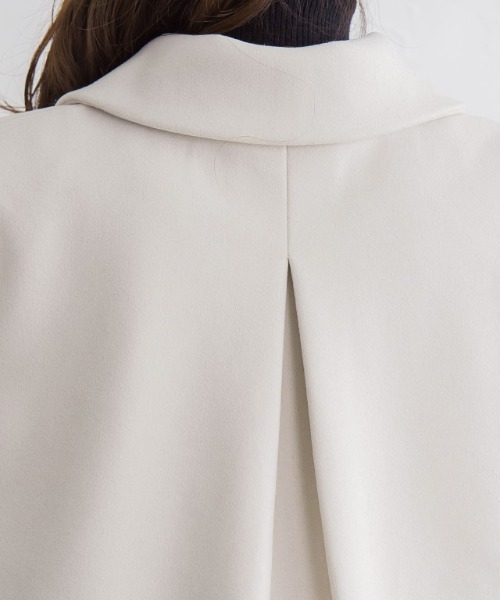 Pierrot(ピエロ)の「メルトンAラインコート(その他アウター・レディース・ネイビー/アイボリー/マスタード・M/L)」の12枚目の写真