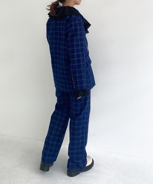 archives(アルシーヴ)の「【SETUPにも】チェックパンツ(その他パンツ・レディース・ブラウン/ブルー/ワインレッド/キャメル・MEDIUM)」の19枚目の写真