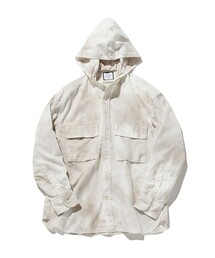 【UNISEX】コーデュロイシャツ / デタッチャブルフード