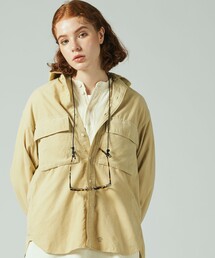 【UNISEX】コーデュロイシャツ / デタッチャブルフード