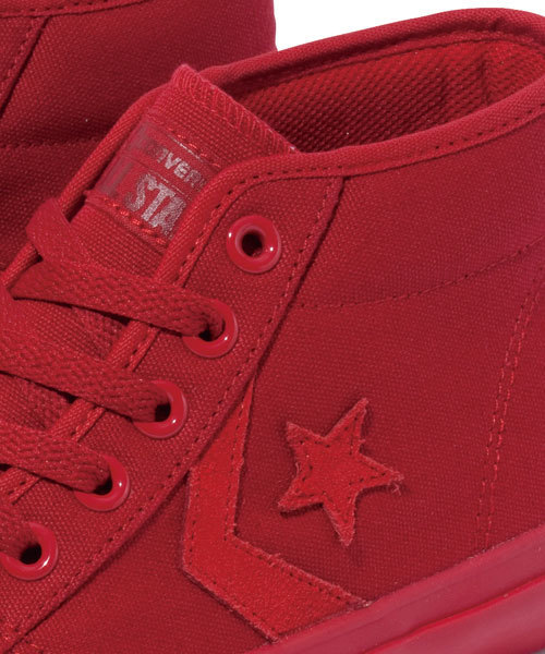XLARGE（エクストララージ）の「XLARGE×CONVERSE CHEVRONSTAR CK PLUS MID / コンバース（スニーカー・メンズ・レッド・29cm/28cm/27cm/26cm/26.5cm/27.5cm）」の3枚目の写真