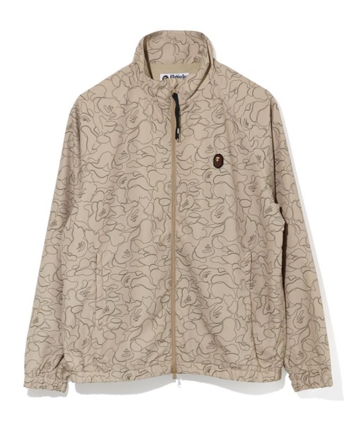 A BATHING APE（アベイシングエイプ）の「LINE CAMO TRACK JACKET L（ブルゾン・レディース・ベージュ/パープル・X-SMALL/SMALL）」の2枚目の写真