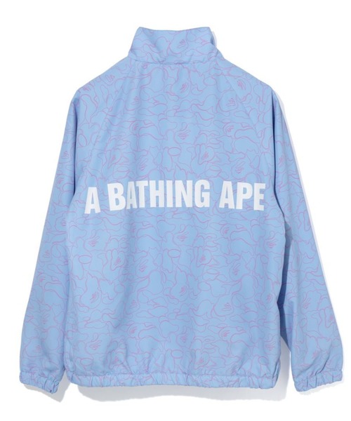 A BATHING APE（アベイシングエイプ）の「LINE CAMO TRACK JACKET L（ブルゾン・レディース・ベージュ/パープル・X-SMALL/SMALL）」の4枚目の写真