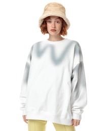 SLY | OVER SIZE MELT-DYE SW TOPS オーバーサイズ スウェット トップス(スウェット)