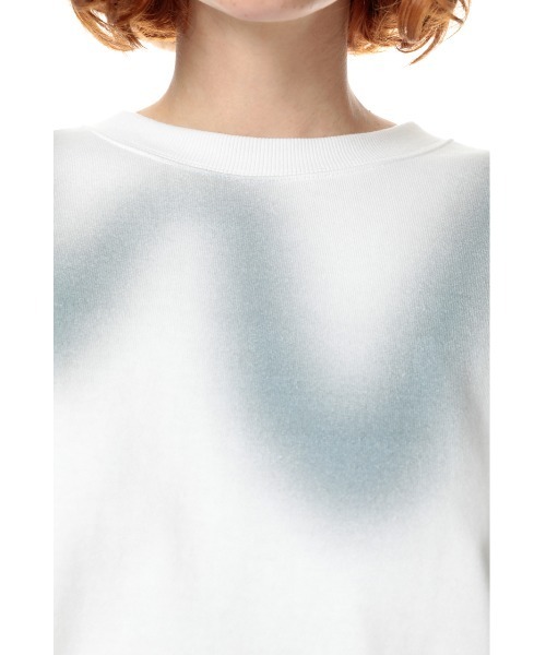SLY（スライ）の「OVER SIZE MELT-DYE SW TOPS オーバーサイズ スウェット トップス（スウェット・レディース・ホワイト系その他2/ブラック系その他2/ブルー系その他・FREE）」の9枚目の写真