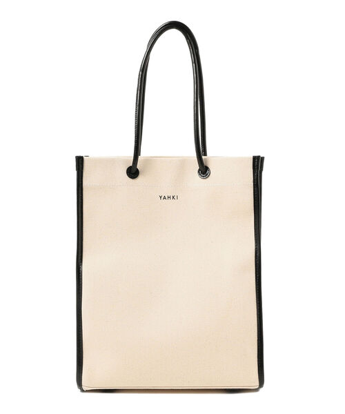 Ray BEAMS(レイビームス)の「YAHKI / キャンバス トート(トートバッグ・レディース・ブラック・ONE SIZE)」の2枚目の写真