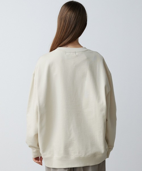 CLEL(クレイル)の「【CLEL】Heavy Weight Loose Sweat / ヘビーウェイト ルーズスウェット(スウェット・メンズ・チャコールグレー/オフホワイト/グレイッシュベージュ・S/M/L)」の17枚目の写真