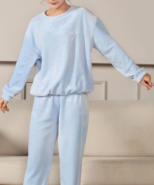 パジャマ 上下セット ルームウェア レディース ふわもこ セットアップ スウェット 裏起毛 裏ボア 寝巻き 秋冬 暖かい 厚手 部屋着 パジャマセット  : ブリンキー - 通販 - Yahoo!ショッピング モコモコパジャマ 可愛い スウェットデニムランキング ワコールメンズ 水色 ジャージ パンツ セットアップ かっこいい テニスサング