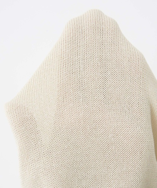 Chaco closet（チャコ クローゼット）の「配色リンガー半袖ニットプルオーバー（ニット/セーター・レディース・ベージュ/パープル/ブラウン/オレンジ/ブルー/グリーン/アイボリー/チャコール/レッド/ネイビー・FREE）」の19枚目の写真