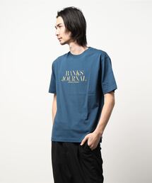 DESIGN TEE/BANKS(バンクス)ブランドロゴプリントリラックスフィット半袖Tシャツ