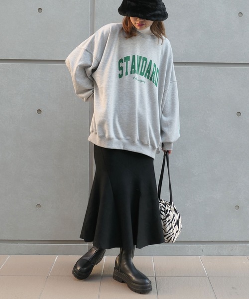 CORNERS（コーナーズ）の「ニットマーメイドスカート（スカート・レディース・ブラック/ベージュ/ブラウン/グレー/ライトグリーン/アイボリー/グリーン/オレンジ・M/L）」の19枚目の写真