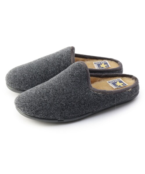 Dessin（デッサン）の「KOYUK　ウールフェルトサボ（サンダル・レディース・グレー/グレー系その他・01/02）」の2枚目の写真