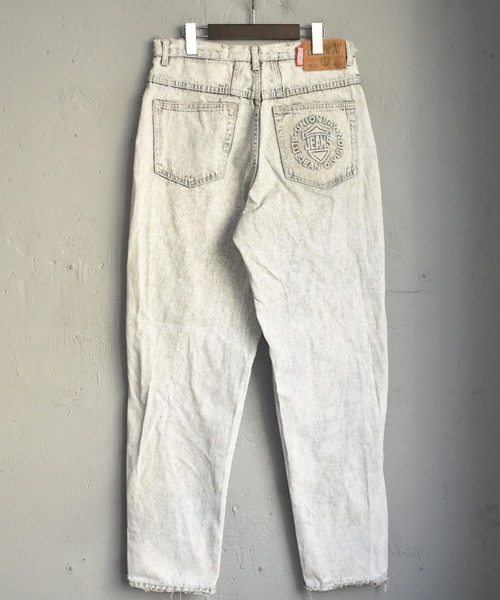 VINTAGE(ヴィンテージ)の「【ヴィンテージ古着】80's UNION BAY アイスウォッシュ テーパード デニムパンツ(デニムパンツ・メンズ・ホワイト・MEDIUM)」の10枚目の写真