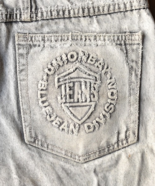 VINTAGE(ヴィンテージ)の「【ヴィンテージ古着】80's UNION BAY アイスウォッシュ テーパード デニムパンツ(デニムパンツ・メンズ・ホワイト・MEDIUM)」の8枚目の写真