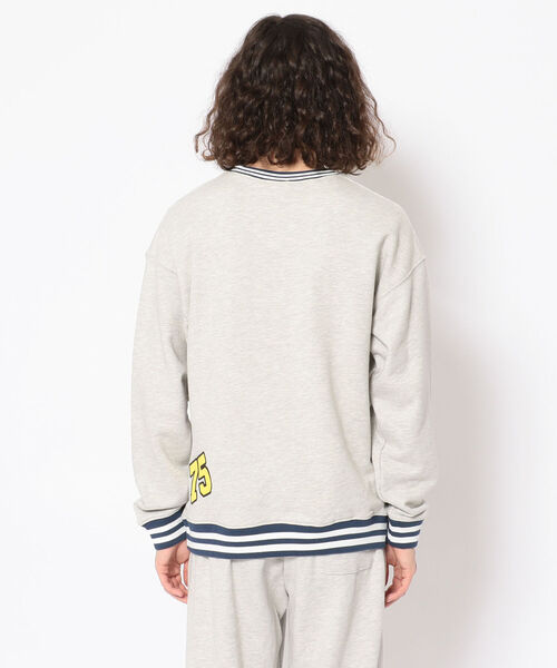 AVIREX(アヴィレックス)の「【直営店限定】ベースボール リブライン クルーネック スウェット / BASEBALL RIB LINE CREW NECK SWEAT / アヴィレックス / AVIREX(スウェット・メンズ・ブラック/ライトグレー・MEDIUM/LARGE/X-LARGE/XX-LARGE)」の15枚目の写真