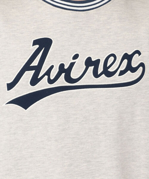 AVIREX(アヴィレックス)の「【直営店限定】ベースボール リブライン クルーネック スウェット / BASEBALL RIB LINE CREW NECK SWEAT / アヴィレックス / AVIREX(スウェット・メンズ・ブラック/ライトグレー・MEDIUM/LARGE/X-LARGE/XX-LARGE)」の17枚目の写真