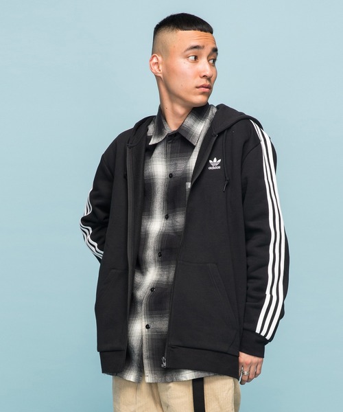 セール ブランド古着 ジップアップパーカー パーカー Adidas アディダス のファッション通販 Zozoused