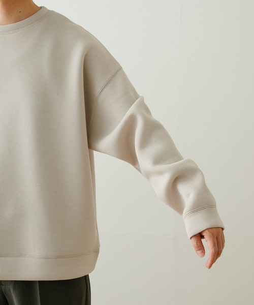ITEMS URBANRESEARCH(アイテムズ アーバンリサーチ)の「カノコダンボール クルーネックプルオーバー(スウェット・メンズ・ダークグレー/グレー系その他/ブラック・MEDIUM/LARGE)」の22枚目の写真