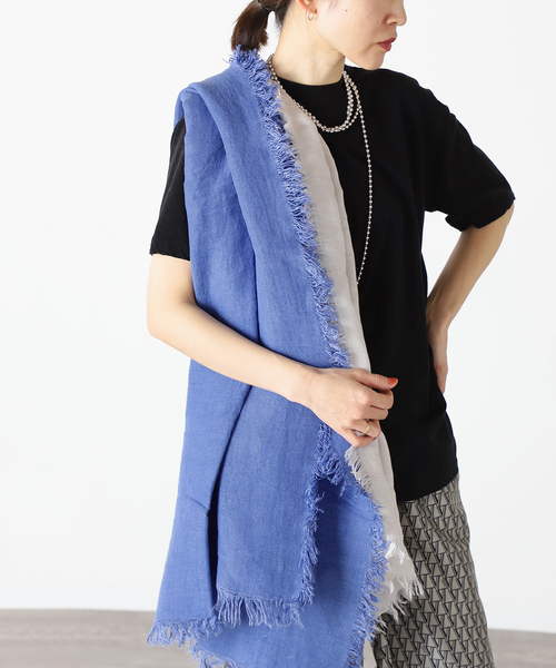 セール】【ASAUCE MELER/アソースメレ】 ベルギーリネンフリンジ