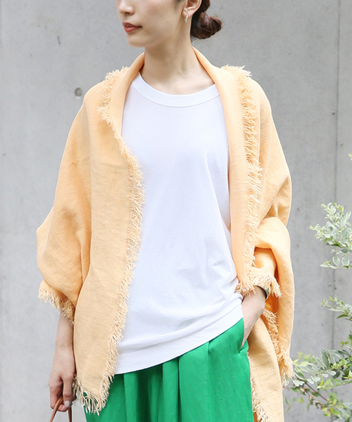 セール】【ASAUCE MELER/アソースメレ】 ベルギーリネンフリンジ