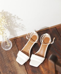 N.（N. Natural Beauty Basic） | ◆ステッチベルトストラップサンダル(サンダル)