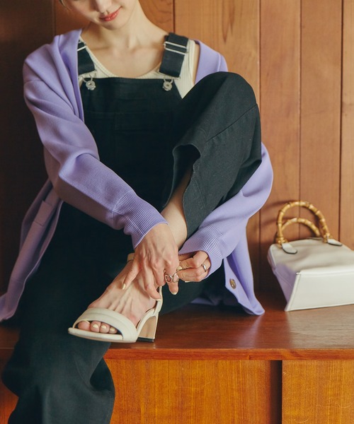 N.（N. Natural Beauty Basic）（エヌエヌナチュラルビューティーベーシック）の「◆ステッチベルトストラップサンダル（サンダル・レディース・ホワイト/ブラック/オレンジ・22.5/23.5/24.5）」の12枚目の写真