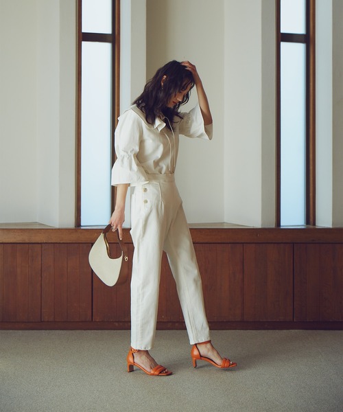 N.（N. Natural Beauty Basic）（エヌエヌナチュラルビューティーベーシック）の「◆ステッチベルトストラップサンダル（サンダル・レディース・ホワイト/ブラック/オレンジ・22.5/23.5/24.5）」の8枚目の写真