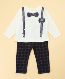 COMME CA ISM（コムサイズム）の「長袖Tシャツ・パンツ入り　ギフトセット(80・90cm)（その他ベビー用品・キッズ）」