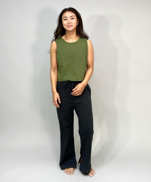 Hurley (ハーレー)の「Hurley/ハーレー 水陸両用ワンポイントロゴショート丈タンクトップ/ラッシュガードタンクトップ WSL2200002(タンクトップ・レディース・ホワイト/ブラック/カーキ・S/M)」の20枚目の写真