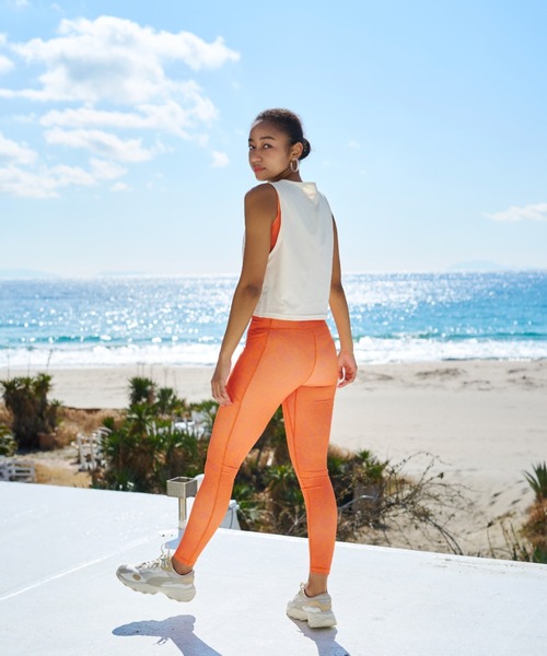 Hurley (ハーレー)の「Hurley/ハーレー 水陸両用ワンポイントロゴショート丈タンクトップ/ラッシュガードタンクトップ WSL2200002(タンクトップ・レディース・ホワイト/ブラック/カーキ・S/M)」の6枚目の写真