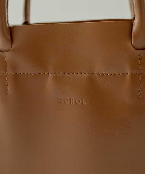 ROROL(ロロル)の「ROROL スクエアミニショルダー(ショルダーバッグ・レディース・ブラック/オフホワイト/キャメル・ONE SIZE)」の20枚目の写真